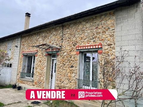 Millstone house from the nineteenth century. Ideally located less than 15 minutes from La Ferté-sous-Jouarre and close to the post office, the town hall and shops, you are in a quiet area, and close to amenities. The perfect compromise. Entrance cons...