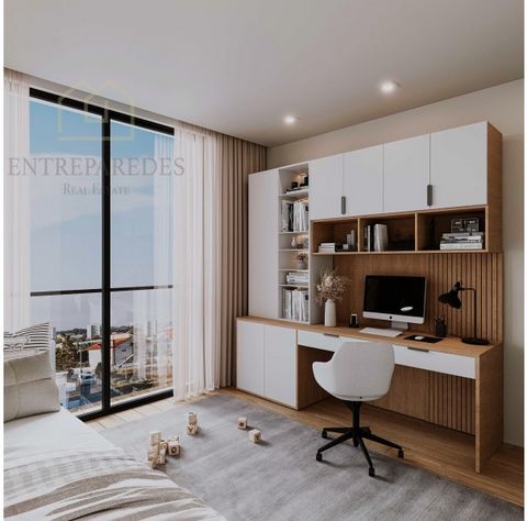 2 bedroom apartments with balcony and garage for sale in São Mamede De Infesta, Porto, Portugal fr X. 2 suites + 1 laundry. Kitchen and Living Room in Open Space Balcony of 3 m2. Solar orientation: East. São Mamede Park is a new development consistin...