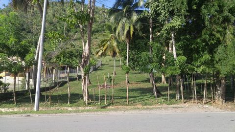 Grundstück mit Zugang zur Autobahn Sánchez-Samaná, 3 Minuten vom Strand Los Robalos entfernt, in der Nähe des Flughafens und des Hafens Arroyo Barril.