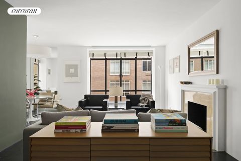 A dream for lovers of classic American architecture and design, Apartment 7A at the landmarked 1936 Rockefeller Apartments is a rare southeast-facing one bedroom apartment with historic garden views. Matching the pristinely restored detail of these f...