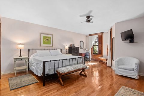 This one-of-a-kind brownstone in Harlem's iconic Mount Morris Park Historic District isn't just a residence; it's a work of art crafted by the legendary architect John Hauser, whose influence on the Renaissance Revival style remains unparalleled. Bui...