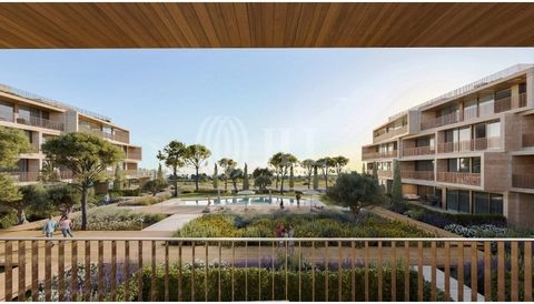 New 2-bedroom apartment, with 122 sqm of gross private area, balcony, parking, and storage, located in the private condominium Lumare, in Vilamoura, Algarve. The apartments feature oak wood flooring, a fully equipped kitchen with Siemens appliances, ...