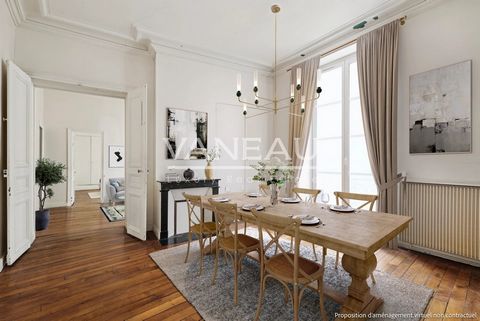 Rue Pierre Leroux. In a prime location close to the Rue de Sèvres shopping district and the Bon Marché department store, in a recently refurbished, characterful old building, Agence VANEAU offers you an exclusive first-floor, elegant 82 m2 (79.21m2 L...