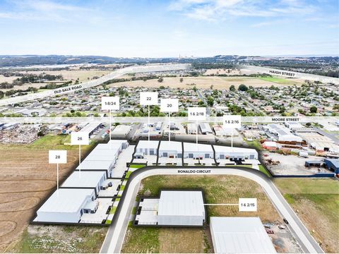 Cameron and Vicacres are pleased to offer for sale or lease, 18 brand new warehouses in Moe’s fastest-growing industrial sector. These properties are built by a quality builder and the finishing touches are second to none. Construction complete, be o...