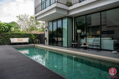 Nestled in the highly sought-after area of Pasak Soi 8, also known as the ’Beverly Hills of Phuket,’ this stunning property is now available for sale. Boasting a generous built-up area of 337 sqm and land size of 229 sqm, this freehold property is id...