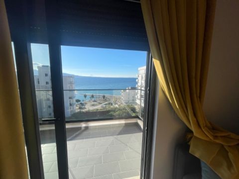 Apartment for sale in Saranda with private garage It is organized in One bedroom One Bathroom Living room and kitchen area Balcony with sea view 3rd floor Well maintained residence Total area of the apartment 70 sqm Private garage 30m2 Fully furnishe...