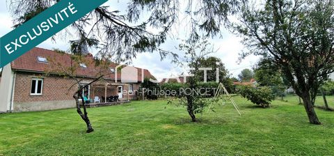 Ancien corps de ferme, jardin, garage et 4 chambres