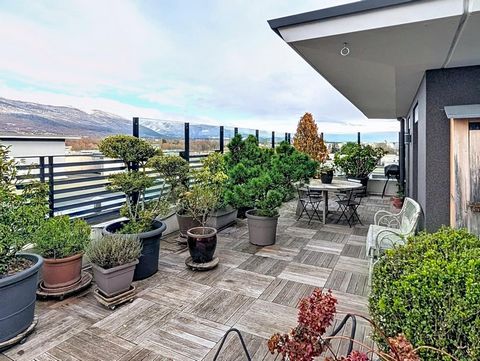 Duplex de haut standing vue sur le Jura