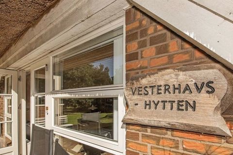 This well-arranged and well-equipped holiday cottage with sauna, is located in the middle of Blåbjerg Plantation. There is both an energy-saving heat pump and a wood-burning stove. You can access the terrace from the combined living room and kitchen....