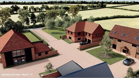 COMING SOON - An individual 'custom designed' detached house within a unique development of just 11 bespoke homes (9 detached plus 2 semi detached) in a pleasant rural setting, well placed for the area's wide ranging amenities. Plots will be availabl...