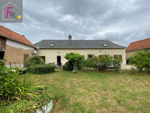 Charming country house on one level in quiet village including a living room with pellet stove, a living room with wood stove, a kitchen, a large bathroom with bath and shower, a toilet, three bedrooms. Upstairs a large attic with possibility of arra...