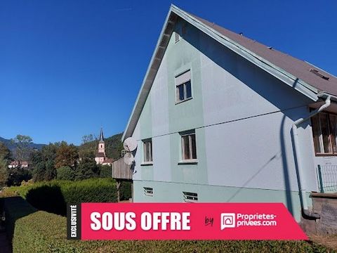 In the Valley of Saint-Amarin, on a plot of 6.7 ares, I invite you to discover this spacious house, nestled in a peaceful area, far from the hustle and bustle of the city. It is composed as follows: On the ground floor: a veranda, a large living room...