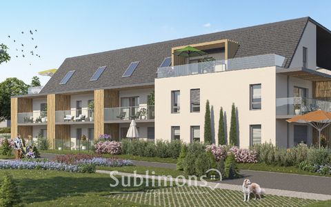Fabienne Le Dorze de l'agence immobilière Sublimons vous propose à la vente un appartement T3 en rez-de-chaussée avec une belle terrasse de 11m2 et un jardin de 91m2. Cet appartement neuf sera disponible au second trimestre 2025. L'appartement est id...