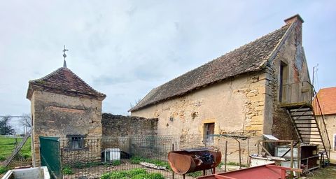 Dpt Saône et Loire (71), vendre SAINT VINCENT BRAGNY belle ferme à rénover gros potentiel