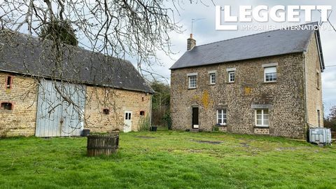 A27793KIW53 - Situated in the commune of Larchamp (Mayenne) this imposing stone farmhouse offers comfortable accommodation and has plenty of outside space to enjoy. The farmhouse comprises, on the ground floor: a large open-plan kitchen and dining ro...