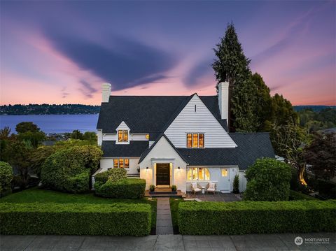 Born nearly a 100 yrs. ago from the creative genius of one of Seattle's most admired architects, George W. Stoddard, this Tudor influenced Traditional home is at once playful, engaging & elegant. The home welcomes you with its soaring, peaked entry, ...