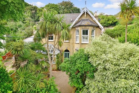 This impressive Victorian residence dates back to 1874 and is set well back from a secluded and quiet private cul-de-sac in the charming seaside resort of Ventnor. It is partially hidden behind trees and approached via a parking area for four cars th...
