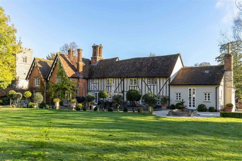 Wyddial Bury Farm is an impressive Grade ll listed, Five / Six-bedroom detached hall house dating back to the 16th Century. Set within approximately 4.5 acres, there are stables, a menage and paddocks, a tennis court, and a beautiful formal garden to...