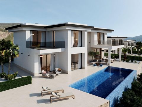 Spectacular contemporary style villa with wonderful sea views. New Project 3 contemporary style villas with sea views, located in the municipality of Finestrat (Alicante), surrounded by a mountainous landscape and only 5 minutes drive from Benidorm.~...