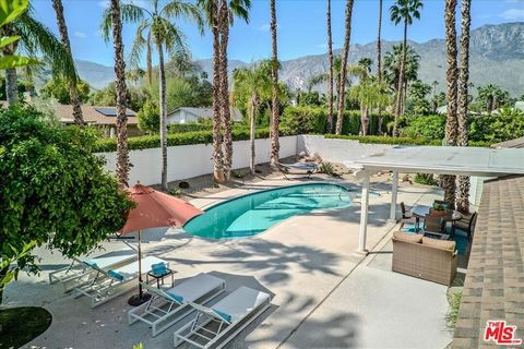Welcome to your desert sanctuary with amazing views of the San Jacinto mountains! This stunning fully-furnished home offers a seamless blend of contemporary design and desert charm. Step inside to discover an open-concept layout filled with natural l...