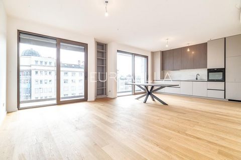 Maksimirska street, beautiful comfortable three-room apartment/office for rent 91.88m2 on the 4th floor of a new building from 2024. ready for the first move-in, which additionally includes a storage room in the basement and a garage parking space. I...