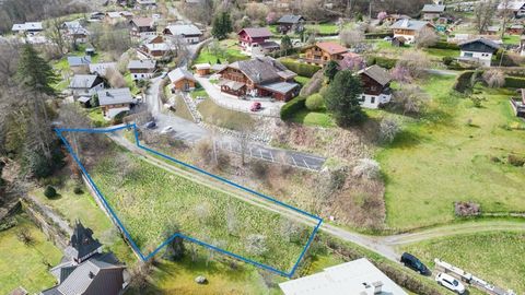 Dpt Haute Savoie (74), à vendre SAINT GERVAIS LES BAINS - Terrain constructible de 1238 m2