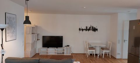 This modern and light-flooded newly built flat from 2016 is located in a very nice and modern residential complex in Frankfurt-Bockenheim, City-West. The flat impresses with a high-quality interior and a quiet yet central location. The flat includes ...