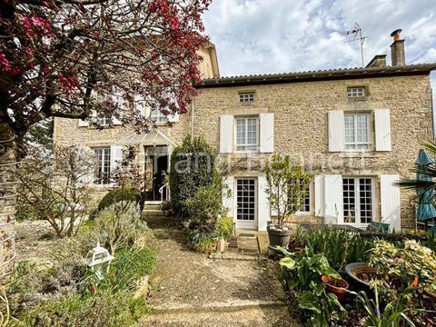 Location in a village just a few minute’s drive to the market town of Civray, 10 mins to Ruffec, this immaculate renovated stone house has charming rooms and offers an incredible 260m2 of living space. Currently set up as a successful B+B business th...
