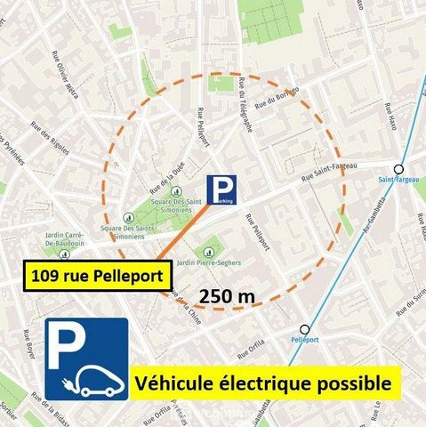 Parking sous sol - 13m² - Paris