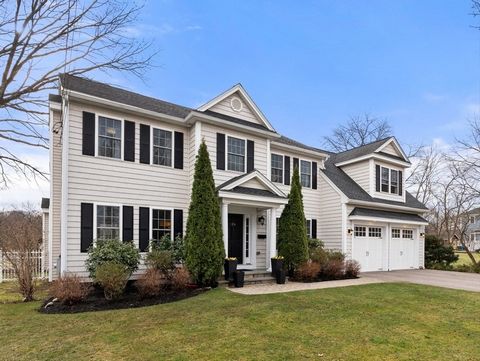 Located just outside Auburndale Center in Newton is this beautiful center entrance colonial built in 2013. This home sits on a level lot and has great interior flow with direct access to a deck and a few steps down to flat yard. Step up from the over...