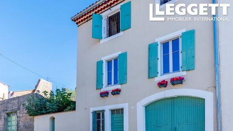 A20709AGU11 - Entdecken Sie Ihren Traum im Herzen von Azille, einer charmanten Stadt in der Region Minervois in Frankreich. Dieses exquisite Stadthaus bietet 246 m² elegante Wohnfläche mit einem Garten und einer atemberaubenden 9 m² großen Terrasse m...