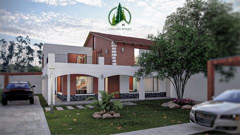 This property is located 2 minutes from downtown. On the road towards the community of La Calera, just 3 blocks from the Francisco Espinosa Municipal Stadium or the well-known Avenida de las Banderas. Casas del Bosque is a group of houses designed wi...