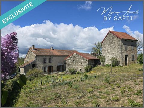 Rare opportunity with this property consisting of a 118 m² residential house, its adjoining barn, its vaulted cellar, and outbuildings on a 6210 m² plot in Saint-Chabrais, commune of La Creuse 23. Ideally located at the exit of the hamlet, isolated, ...