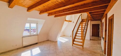 This superb duplex apartment awaits you on the top floor of a small condominium of 3 apartments 10 minutes from Kaysersberg sur Bennwihr-Mittelwihr. With a surface area of 120 m² carrez (145 m² on the ground), it has 3 bedrooms and can accommodate a ...