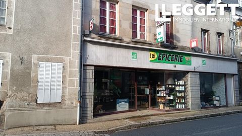 A34063DLO23 - Situated in the lovely historical village of Benevent L'Abbaye 23210 this old shop, apartment are offered with the added bonus of a renovation project at the rear. Information about risks to which this property is exposed is available o...