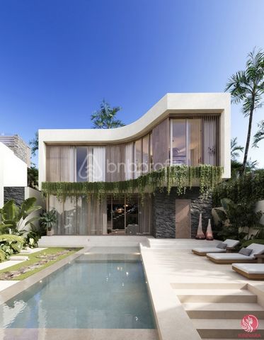 Nestled in the serene area of Umalas, this three-bedroom villa offers a harmonious blend of modern design and natural inspiration. The architecture embodies movement, with smooth transitions and asymmetrical elements that mimic the flow of wind, crea...