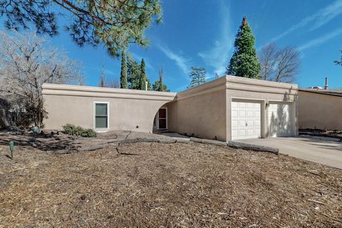 Charming Northeast Heights Home with Spacious Backyard! Welcome to this inviting one-story home in Albuquerque's desirable Northeast Heights! Featuring three bedrooms and two bathrooms, this home offers a functional and comfortable layout. The primar...