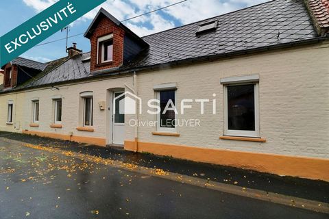 Charmante longère avec jardin indépendant, 2 chambres passantes, 1 vaste palier, potentiel locatif ou résidence principale.
