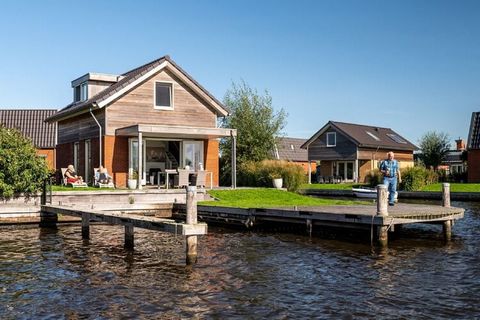 You can choose from a number of different types of accommodation at holiday resort Tusken de Marren. They've got one thing in common though: they all enjoy a waterfront setting. The comfortably furnished chalet (NL-8491-10) is suitable for 4 guests a...