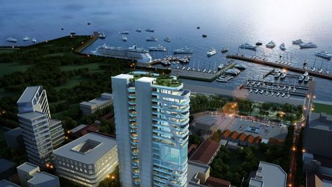 The project is located on Grigori Afxentiou Avenue. Upon completion, this will be the tallest building in Larnaca, rising to 23 floors. It consists of 50 residential units and is a high-rise development. The project will be the new point of reference...
