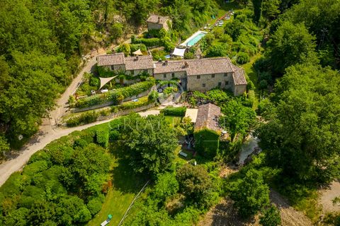 This charming hamlet was built on the foundations of an old mill and has a total area of about 917 square meters. Divided into 6 apartments, it consists of 11 bedrooms and 11 bathrooms, as well as various additional rooms such as wine cellar, recepti...