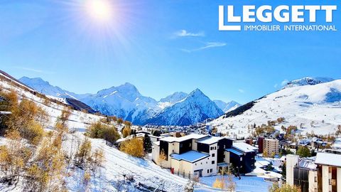 A26128NDY38 - This fantastic bright and spacious duplex ski apartment is located in the Ecrin 7 residence located next to the village ski lift in Les Deux Alpes 1800 an area that has its own bars restaurants hotels and shops. The residence was built ...
