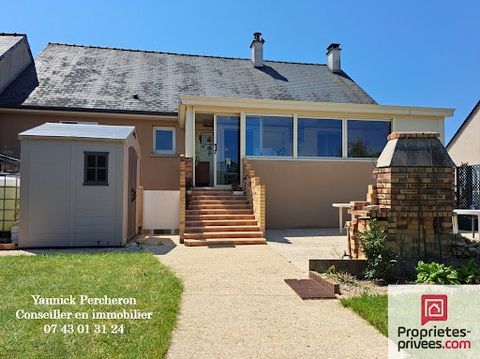 Hello Take a look at this house from the 80s in Le Lude proposed by Yannick PERCHERON. Ideally located in a peaceful area, it offers a friendly living room with fireplace, an independent kitchen, 3 bedrooms, a heated veranda, a complete basement with...