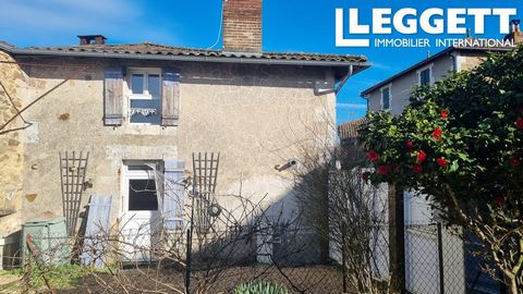 A26977ANM16 - Welcome to this delightful 2-bedroom residence nestled in the heart of Chabanais, France! The ground floor unfolds with a kitchen/dining area adorned with original rustic touches, alongside a cozy living room and a practical shower room...