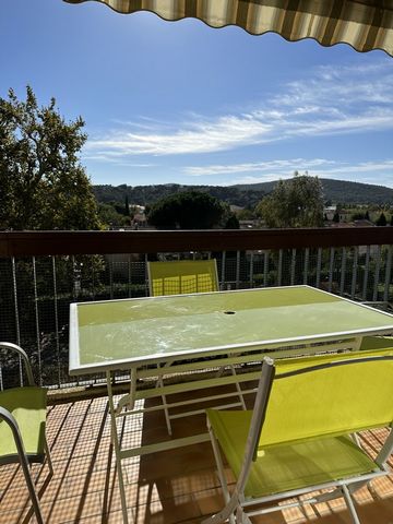 In LAVANDOU (VAR), apartment type F2 of about 42.55 m2 Carrez law facing south, not overlooked, air-conditioned and close to all amenities. Composed of a living room of 17m2 opening onto a first terrace of 10m2, a bedroom of 10m2 opening onto a secon...