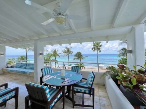 Glitter Bay offers spacious apartments just a few steps from the beautiful Caribbean Sea. Located on the west coast of Barbados, 301 is a unique listing as it’s the penthouse unit in the first block closest to the beach - breathtaking views from ever...