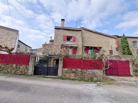 For sale in the town of Laval-Pradel village house comprising on the ground floor garage (24 m2), cellars, on the 1st floor kitchen (16.80 m2), living room (12 m2), first bedroom (10.30 m2), bathroom bathroom with toilet (6.50 m2), large terrace and ...