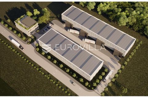 Sveta Nedelja-Novaki, office-warehouse-production hall 2600 m2. It consists of an office area of 646 m2, and a storage and production area of 1954 m2, 10 m high. There will be about 20 outdoor parking spaces on the plot. The office building will be b...