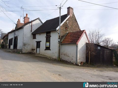 Mandate N°FRP157179 : House approximately 48 m2 including 3 room(s) - 1 bed-rooms - Garden : 3763 m2, Sight : Village. - Equipement annex : Garden, Garage, cellier, combles, - chauffage : gaz - Expect some renovation - Class Energy F : 355 kWh.m2.yea...