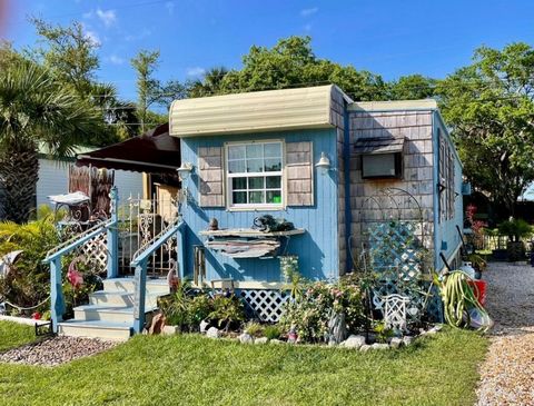 Quiet small park. Close to ocean and beaches.Nicely landscaped. One bedroom/One bath with extra room Beach style. Three closets and pantry.New Stove, refrigerator, and microwave.Partly furnished. Two window air conditioners. Large built in shed. Cove...